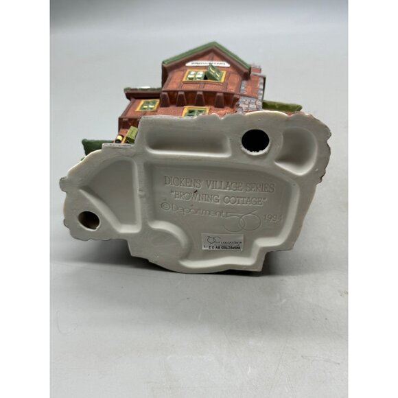 Dept 56 Dickens Village Series "Browning Cottage" Hand-Painted READ - Picture 7 of 7